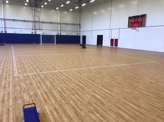 Нанесение спортивной разметки